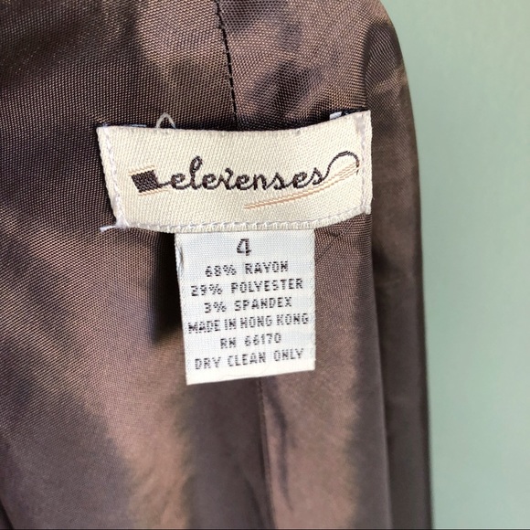 Anthropologie Elevenses Brown Wrap Skirt Size 4 - Picture 4 of 4